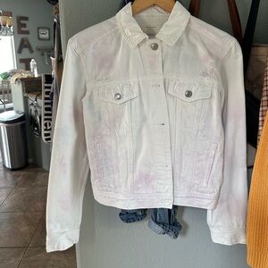 American Eagle tie dye jean jacket